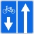 Дорога с полосой для велосипедистов